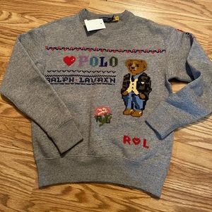 Polo bear sweatshirt sweater
